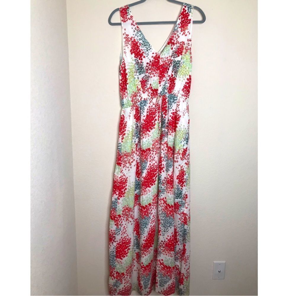 NWT lucky brand floral maxi dress